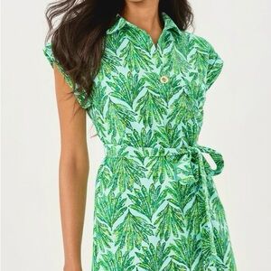 Lilly Pulitzer Emersyn Dress - Kitts Green Crossgrain Shady